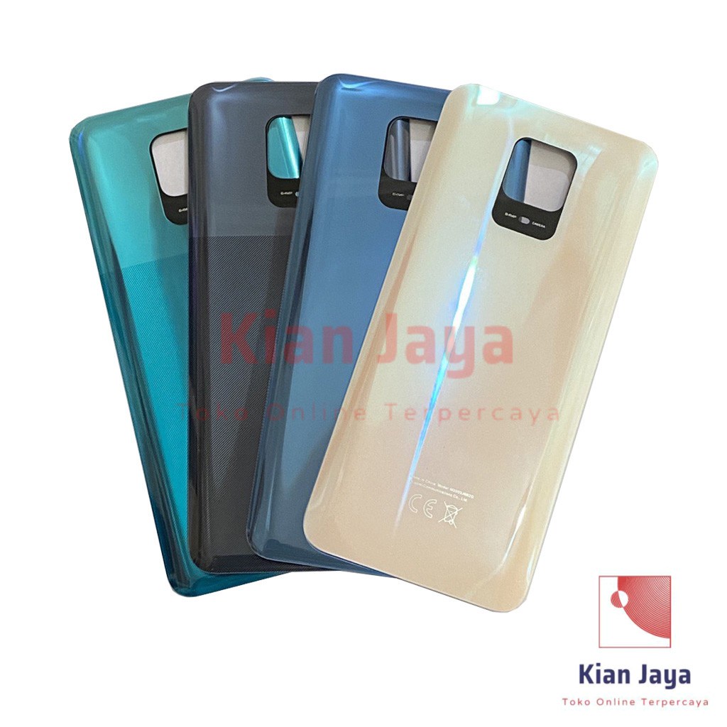 Backdoor Xiaomi Redmi Note 9 Pro Back Cover Tutup Belakang Baterai Cassing Casing Backcase Original