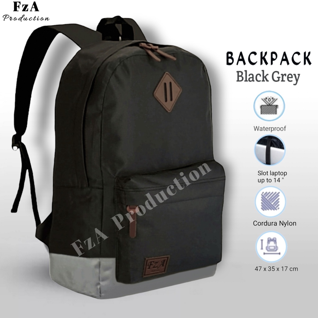 FzA Official - Big Promo..Tas Ransel Distro sekolah kuliah Kerja Tas Pria Wanita Bacpack Tas Ransel Laptop Original - BGQS