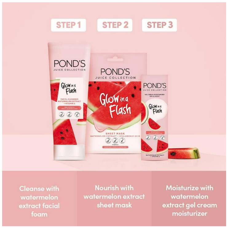 Ponds Juice Collection Gel Cream Moisturizer day &amp; night - Pelembab Muka Moisturizer 20gr Pond’s