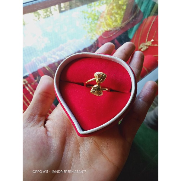 Cincin Love Emas Bangkok