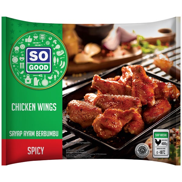 

SO GOOD SPICY WING 400 GR