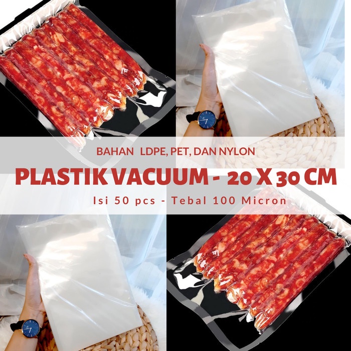%%%%] vakum sachet bening - kemasan vakum bag vakum - jual sachet bening