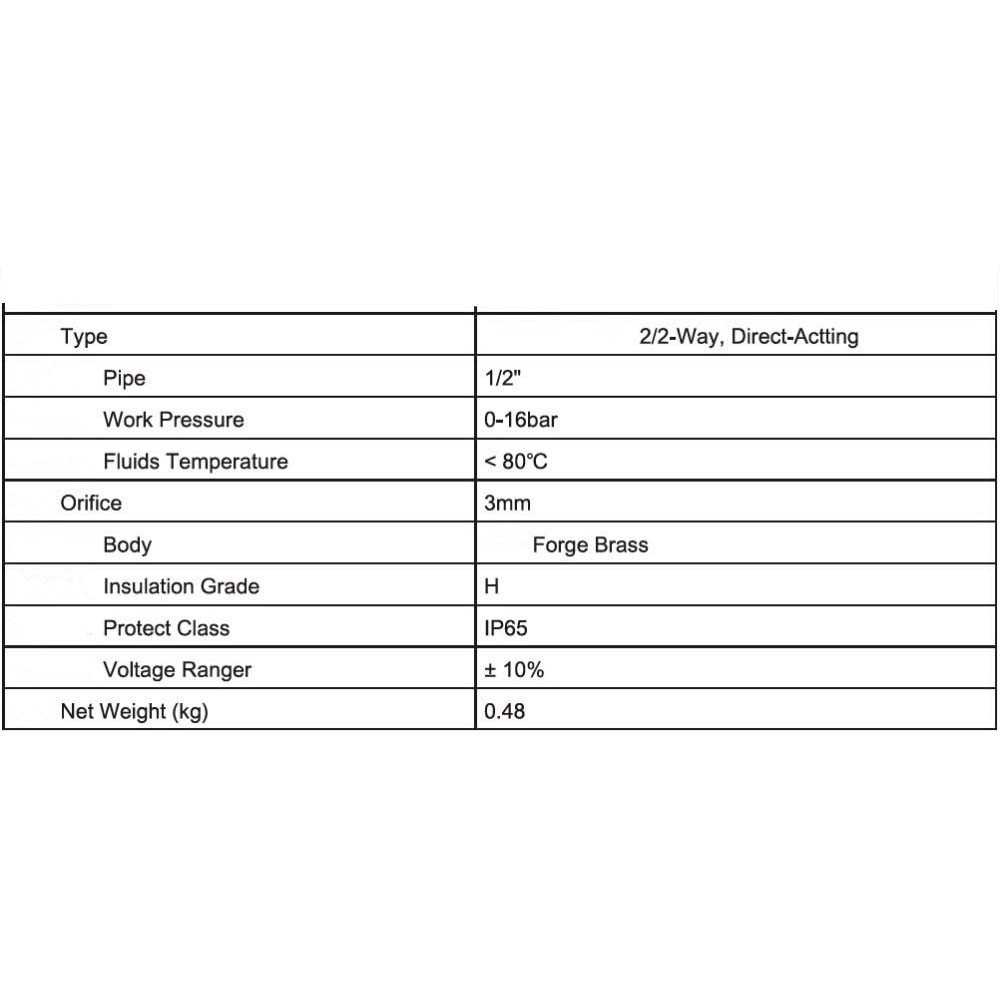 (BISA COD) FTIHSHP Electric Solenoid Timer Auto Water Valve 1/2 Inch 16Bar 230VAC - OPT-B