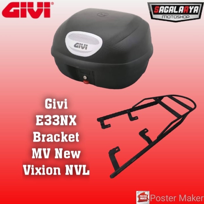 Givi E33NX E33 Bracket top box Givi MV Yamaha New Vixion NVL