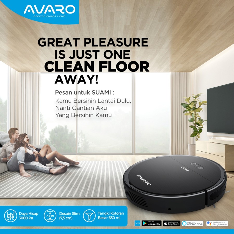 AVARO LS3000 Robot Vacuum Cleaner Vacum Cleaner Vaccum Cleaner