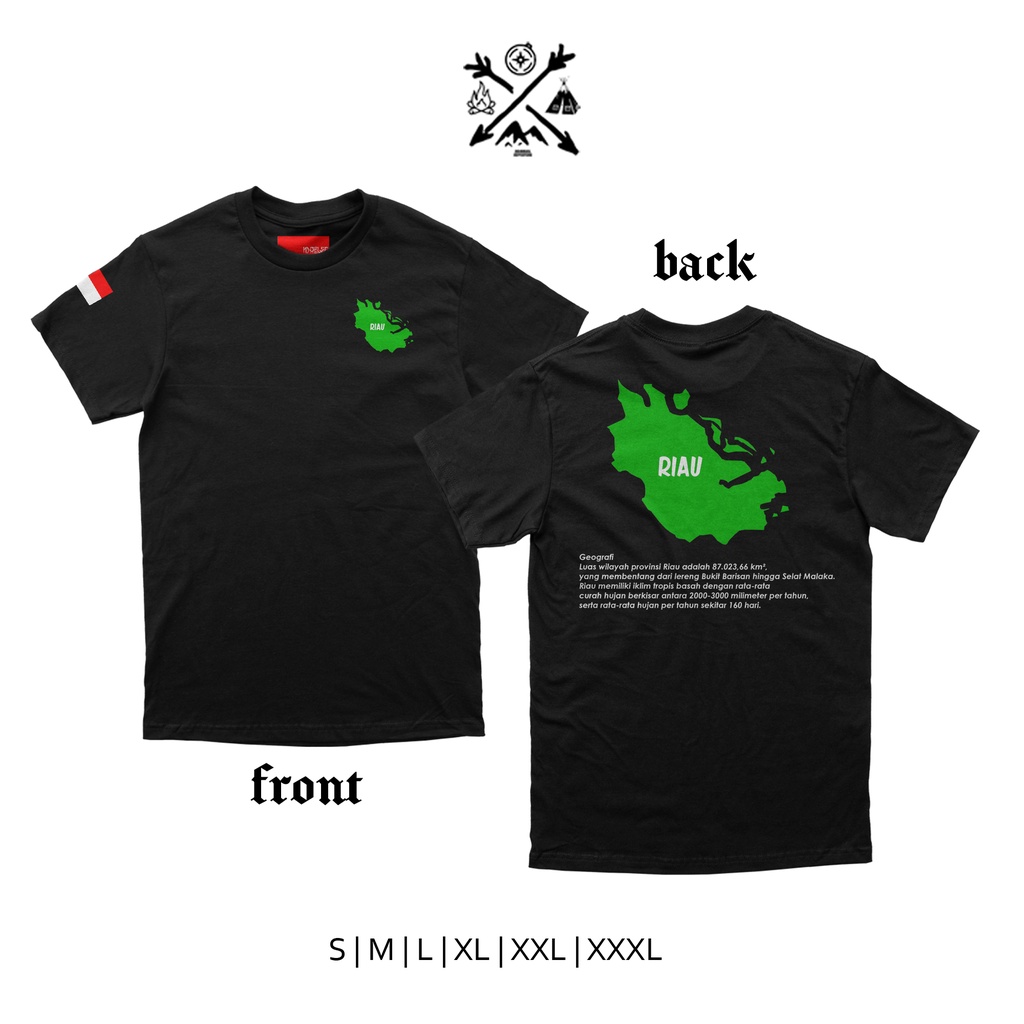 kaos provinsi riau kaos riau combed 24s