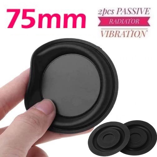 2 Pcs Woofer Vibration Membrane 75mm Bass Radiator Passive Speaker DIY Pasif Penguat Bass Spiker Box