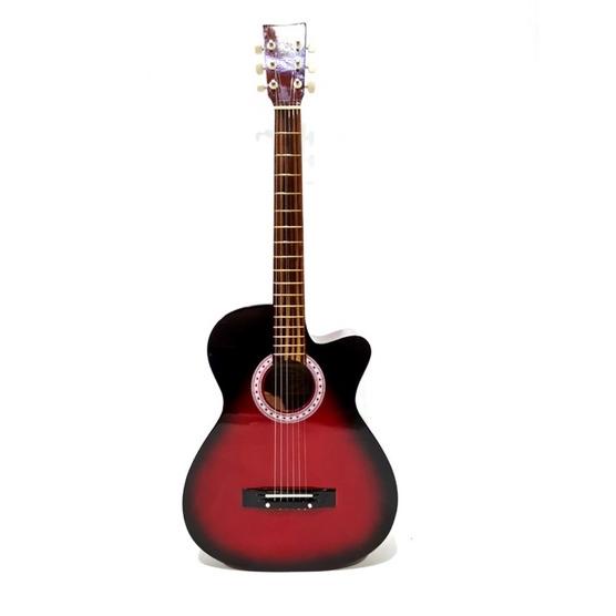 Terlaris Today Gitar Akustik Pemula Tipe F310 P Warna Sunburst Model Coak Senar String Murah Jakarta