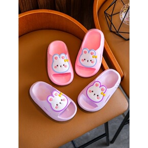 PROMO 10.10 PUNCAK ☀ACCBAYI☀ SA037 Sandal Slop Rabbit Import Anak Perempuan Karakter Lucu Bahan Karet Bagus Nyaman DI Pakai Termurah Sepatu