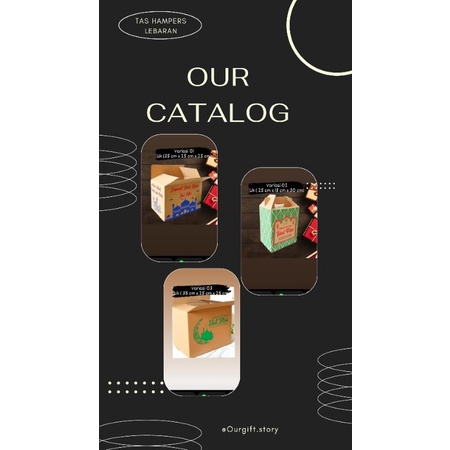 

Box kardus PARCEL LEBARAN Bahan Tebal motif unik