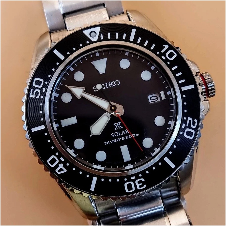 Seiko Prospex SNE589P1 Solar Diver Black - Jam Tangan Pria SNE589