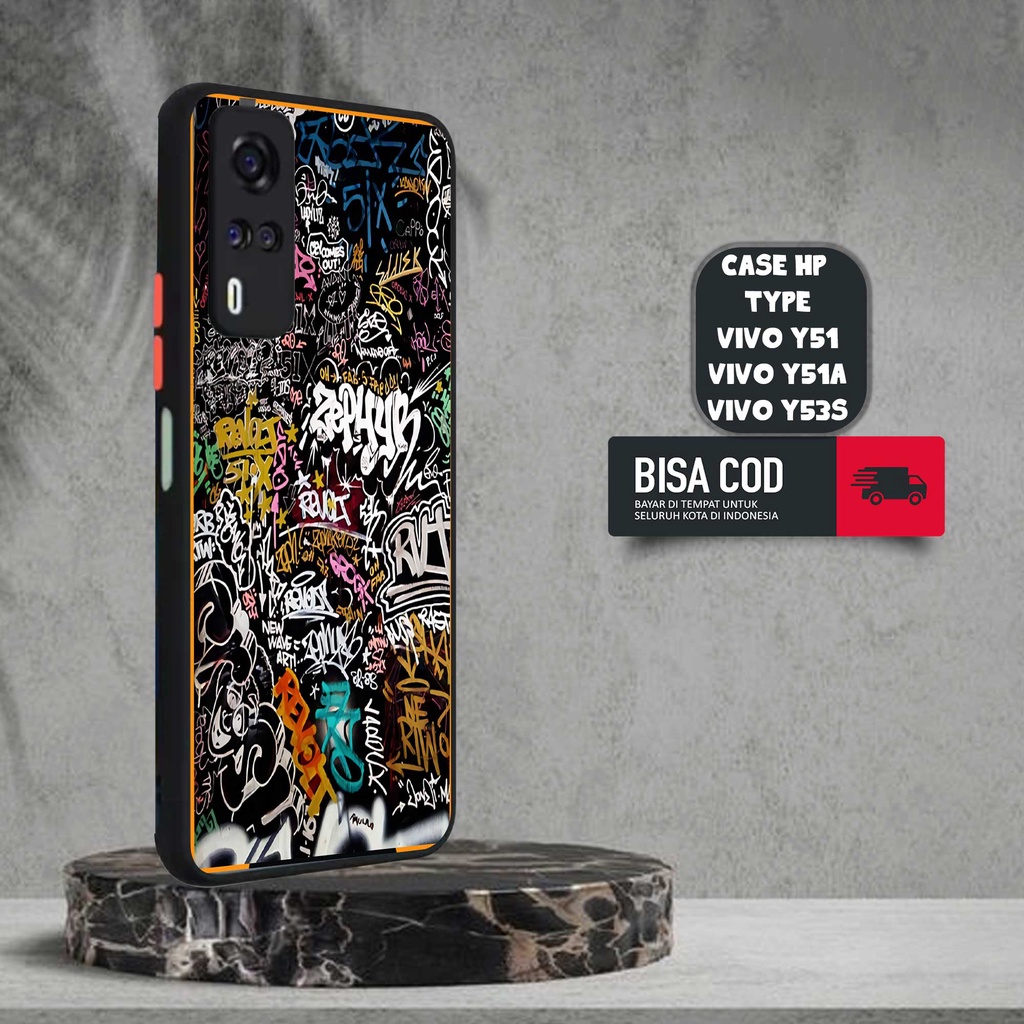 CASE VIVO Y51 / Y51A / Y53S [SWAG] TERLARIS CASING VIVO Y51 / Y51A / Y53S TERBARU DOVE MATTE FUZE SO