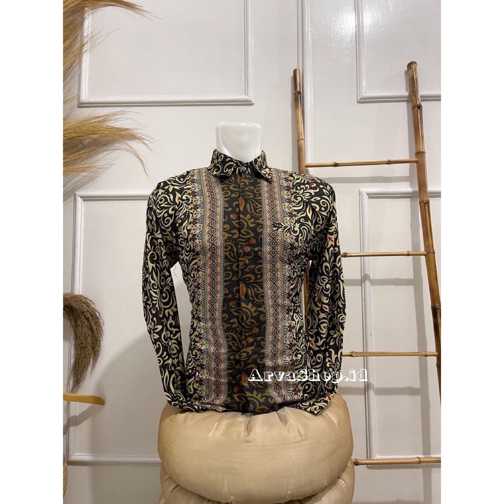 KEMEJA PANJANG BATIK-KEMEJA BATIK KEBAYA-KEMEJA BATIK LENGAN PANJANG