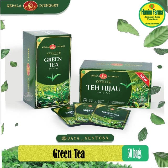 

Green Tea Cap Kepala Djenggot 25 bags