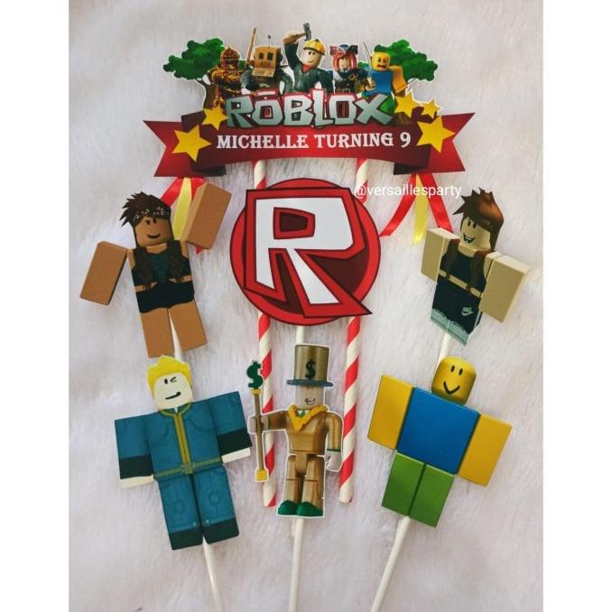 Cake Topper Roblox Boy/Hiasan Kue Roblox/Topper Cake Roblox HRG DISKON
