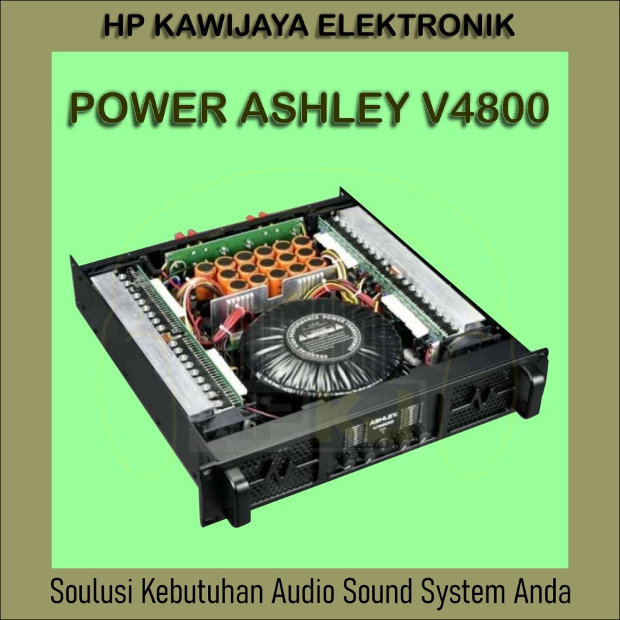 POWER AMPLIFIER ASHLEY V4800 4ch power ampli ashley v 4800 4 channel