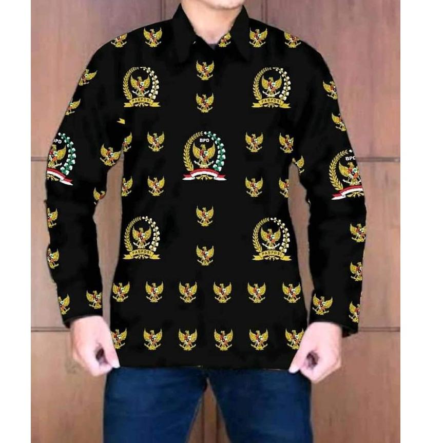 FLASH SALE Y22 BATIK BPD NASIONAL (BADAN PERMUSYAWARATAN DESA) || KAIN BATIK BPD || KEMEJA BATIK BPD