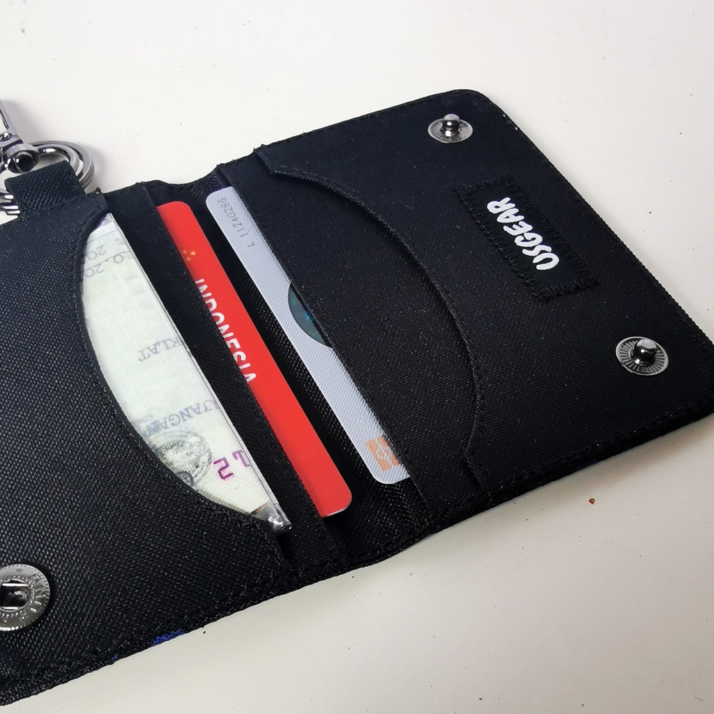 Dompet STNK Motor Mobil Kartu eToll / Gantungan Kunci Lipat Dua - UGDS