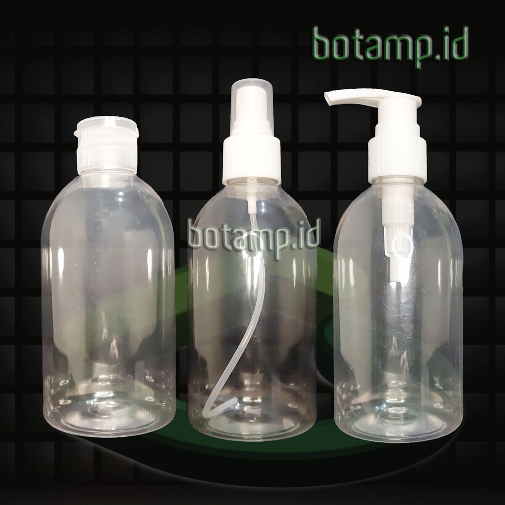 Botol Scarlett Kosong Oval 250ml Viny