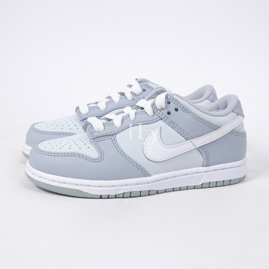 Kids Nike Dunk Low Two Tone Grey (Pre-School) DH9756-001 100% Original