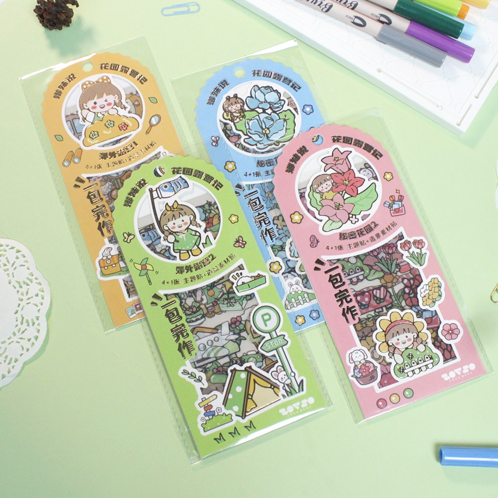 

Panmomo Namei Goes Sightseeing Diary Deco Stickers