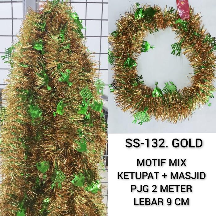 

Slinger Idul Fitri Ketupat Bulan Bintang Dekorasi Lebaran Tinsel Murah Cod Dan Best Seller