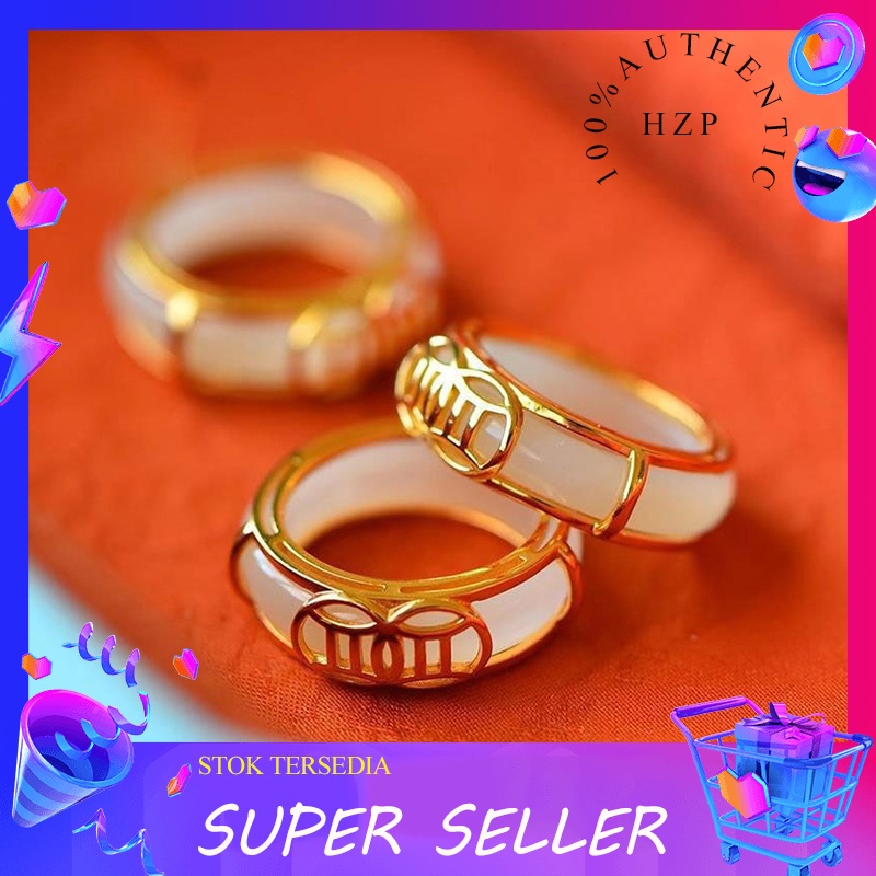 HZP 916 cincin emas cincin giok cincin yang dapat dilepas cincin wanita gelang emas wanita cincin ti