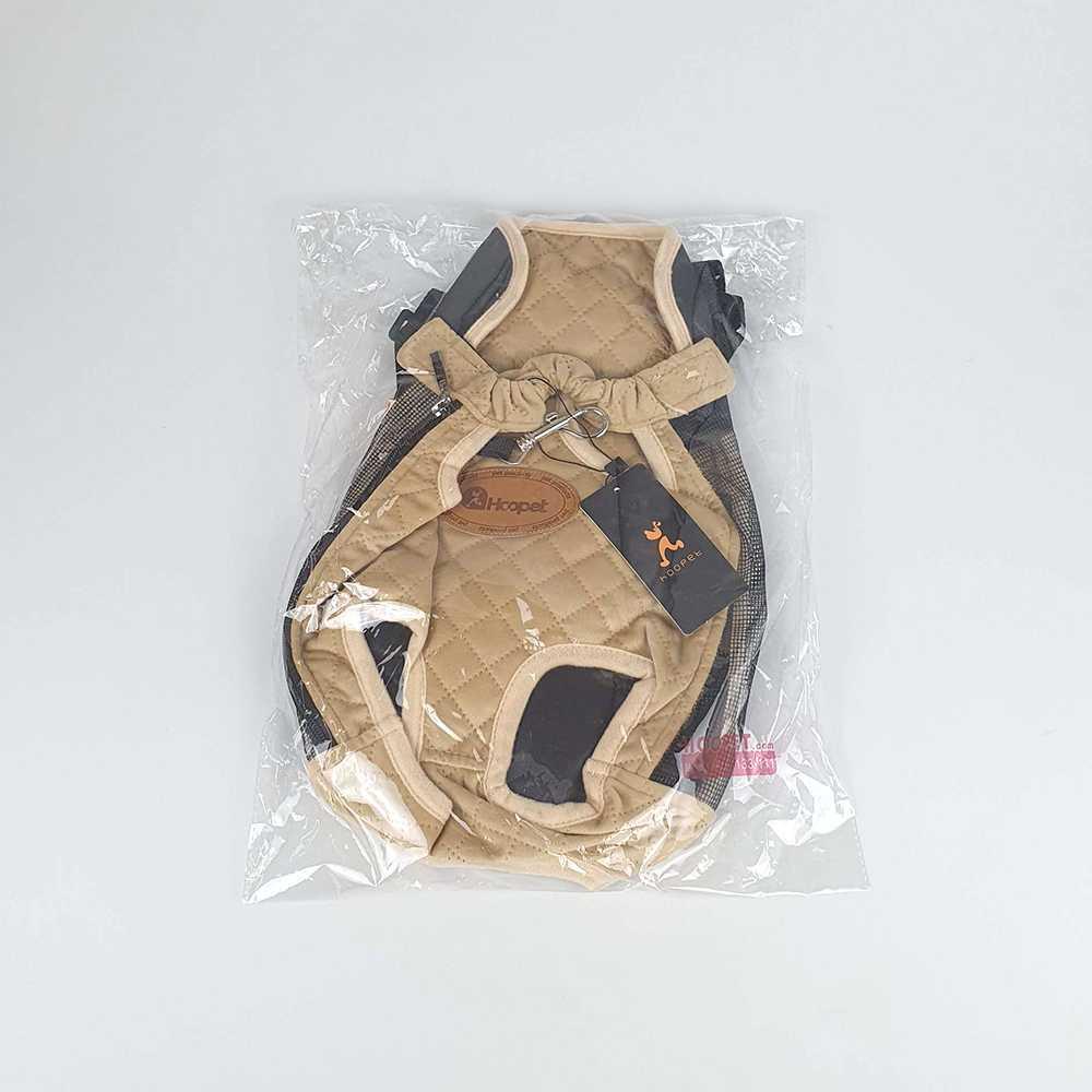 Hoopet Tas Ransel Backpack Hewan Anjing Kucing Pet Carrier - HY-2041 - Beige