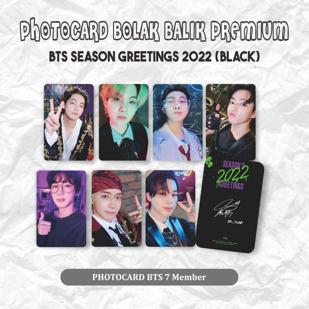 PC PREMIUM BTS Photocard cookierun  SUIT LIFE satuan