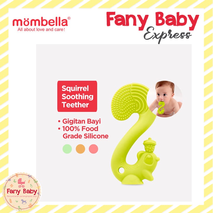 MOMBELLA SQUIRREL TEETHER TOY DOO