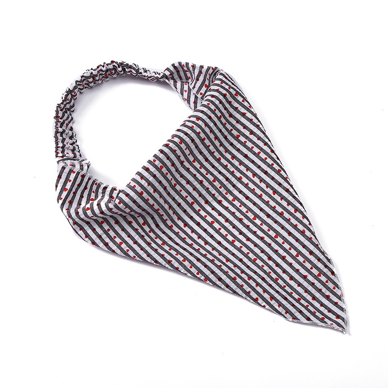 Bandana Shawl Elastis Triangular Scarf Hairband Headdress Hairband Ladies Anti-smoke Kitchen Triangular Turban Hair Accessories Hairband Pita Rambut