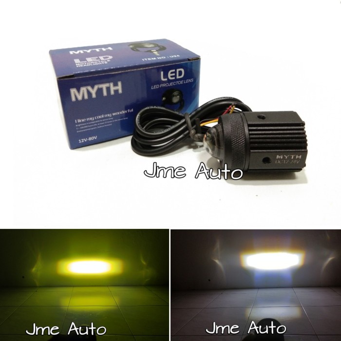 LAMPU TEMBAK SOROT LED LASER D2 ( MYTH ) ORIGINAL 2 WARNA HIGH LOW