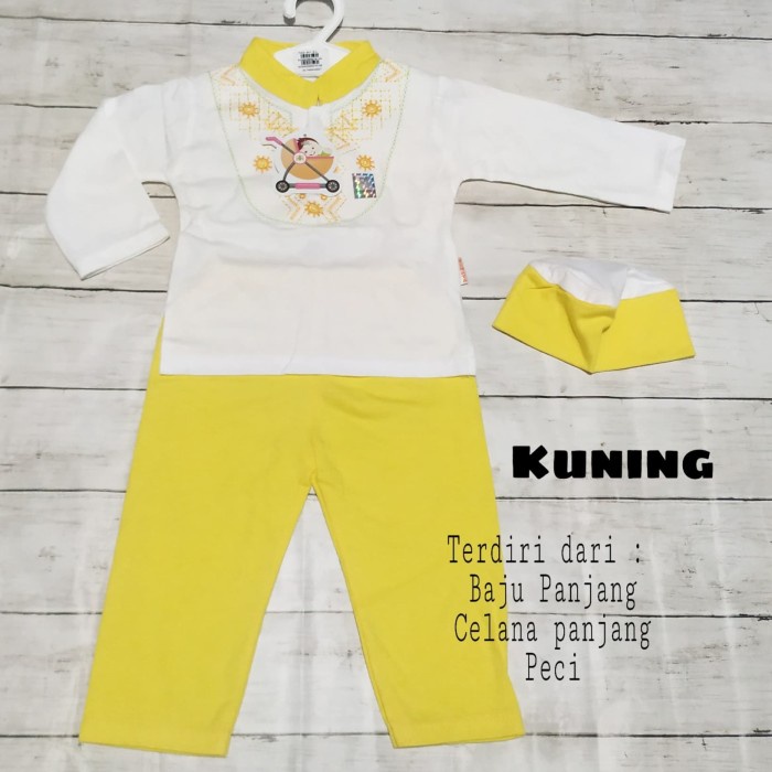 baju anak laki laki  Baju Muslim Anak Laki-laki - Baju Setelan Muslim Anak Bayi Laki-laki - Merah(F8