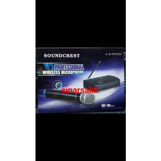 Mic Wireless Soundcrest Uhf 700 ( Single Mic )
