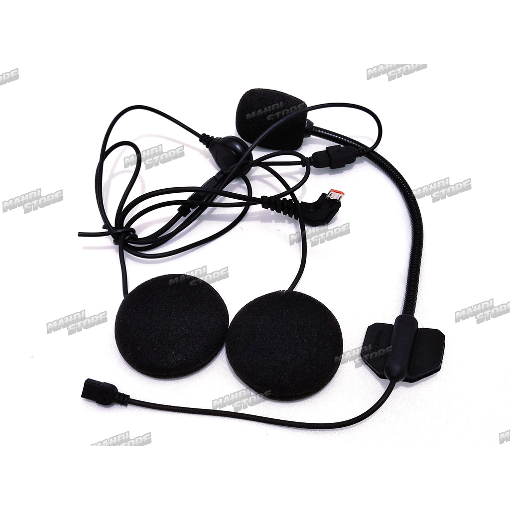 Speaker Soft Mic Hard Mic Full Face Fullface Intercom HEADSET BLUETOOTH HELM BT12 BT18 NOT SENA CARDO PARANI