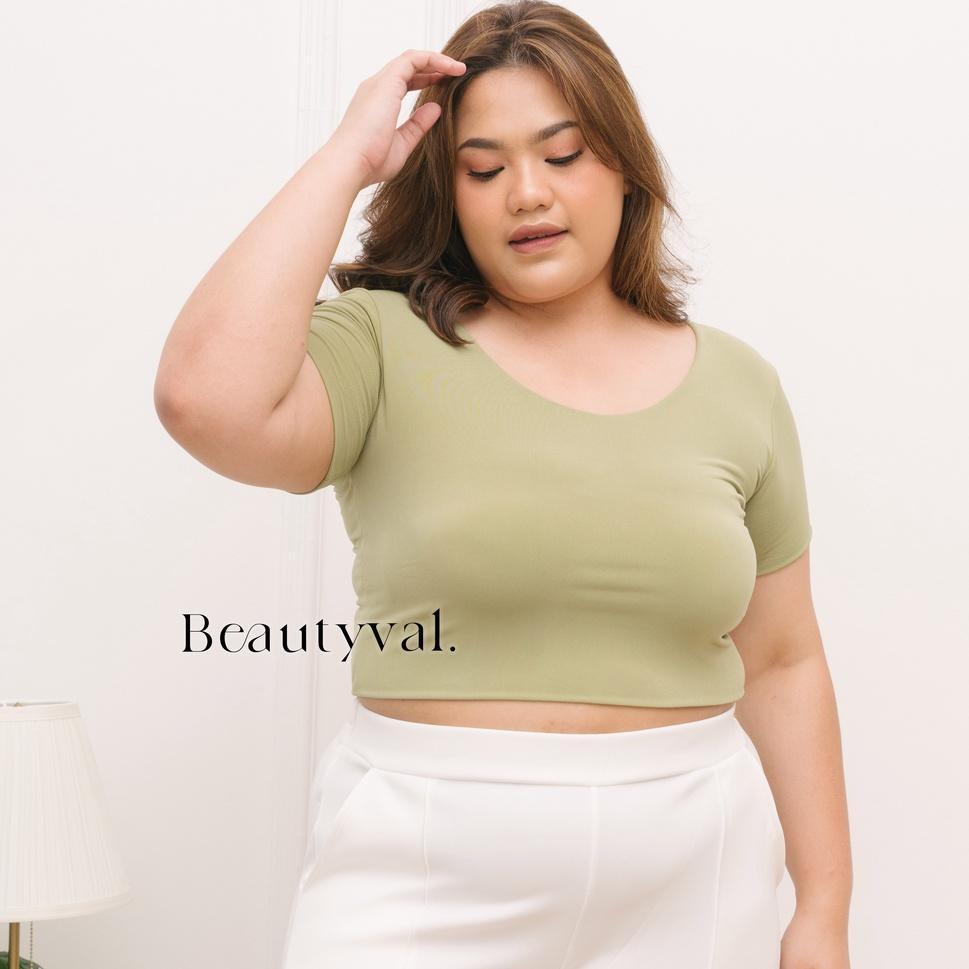 BOOMING SQUARE CROP TOP TEE BIG SIZE KAOS CROP CROPTOP JUMBO