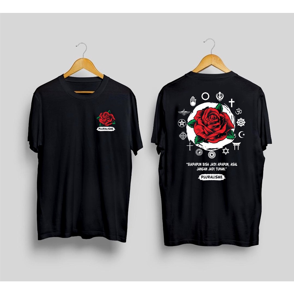 Kaos PLURALISME BUNGA MAWAR