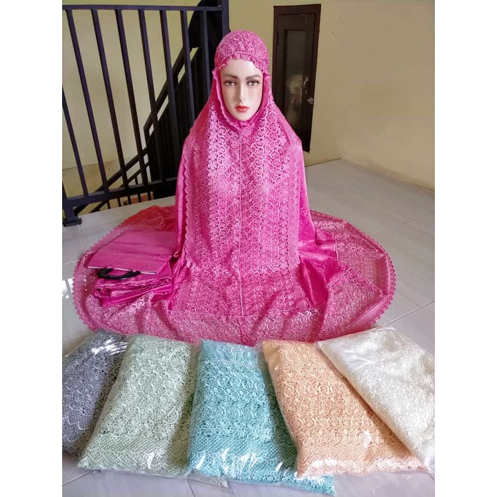 Mukena Sutra Dewasa Jumbo