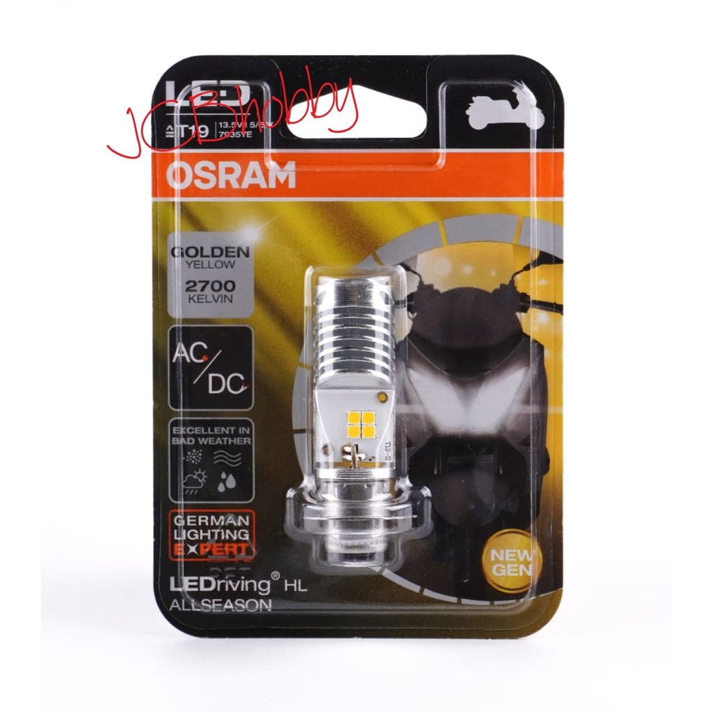 Dop depan bebek matic LED T19 original OSRAM AC DC