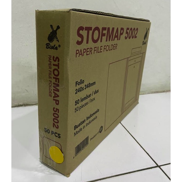 

SobatSaga Stof Stop Map Biola Folio 5002 isi 50 [Per Box]