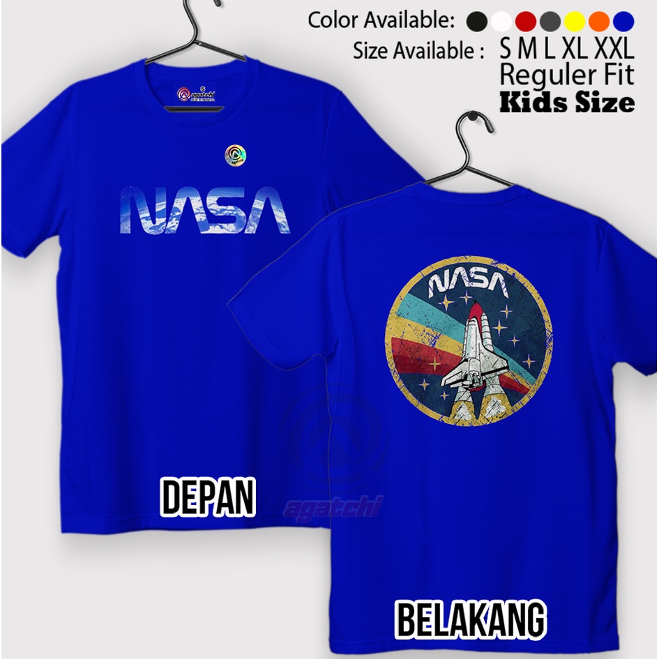 Baju Kaos Atasan Anak Laki - Laki Agatchi Motif Nasa