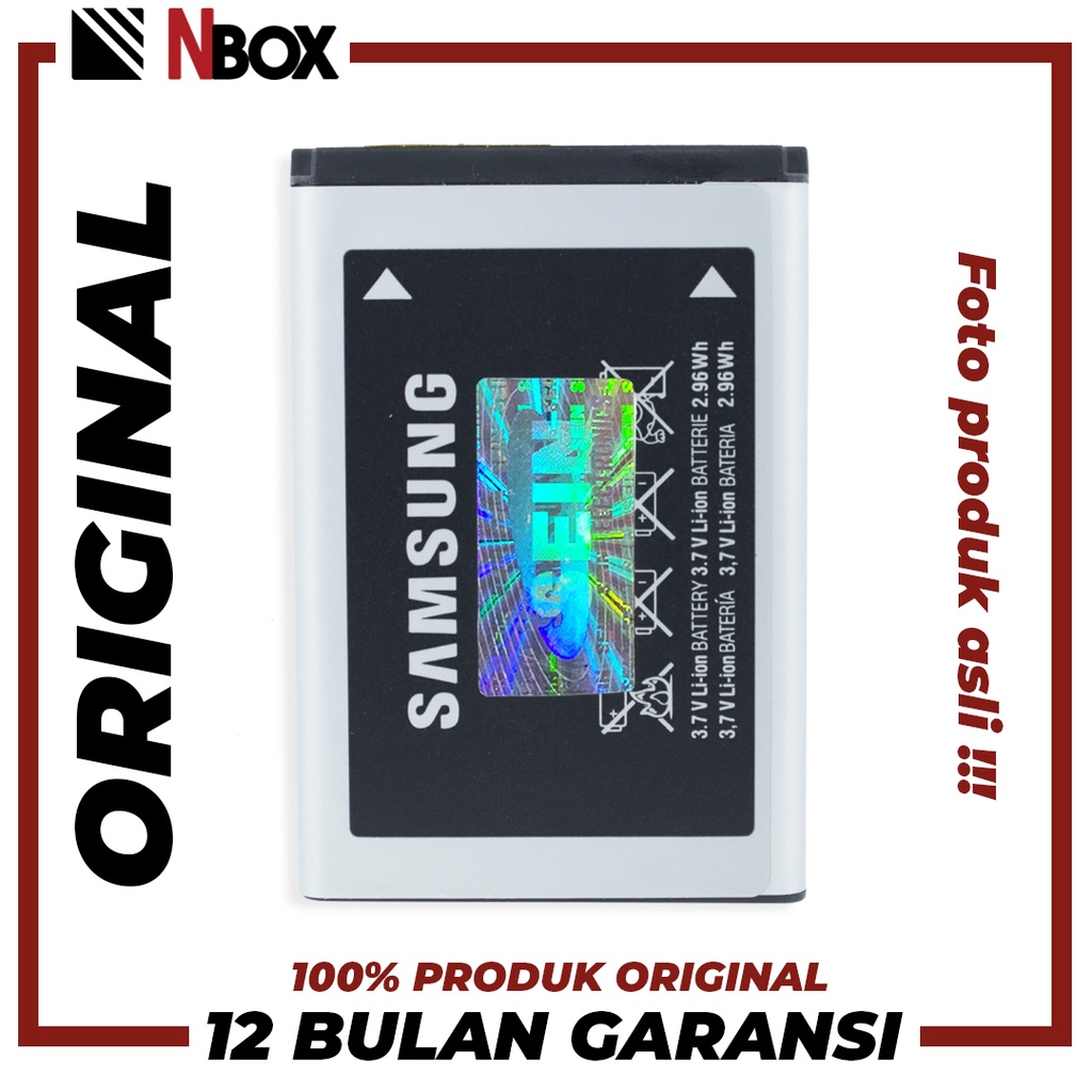 [GARANSI 100% ORIGINAL] Baterai Samsung Cham C3300 / C3303 / E1272 / E1195  / 1080 / C140  / AB46344