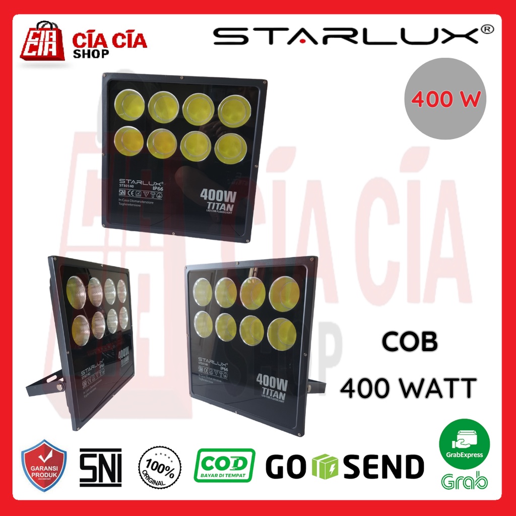 STARLUX Lampu Tembak Led COB 400W Floodlight COB 400 Watt Lampu Sorot COB 400 W