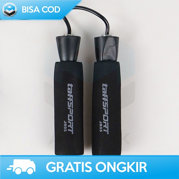 SKIPPING JUMP ROPE SOFT HANDLE HIGH SPEED TALI KUAT BY TAFFSPORT JR05