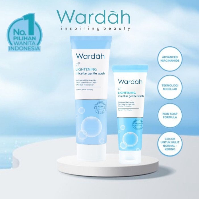 WARDAH LIGHTENING MICELLAR GENTLE WASH CLEANSING MILK MICELLAR WATER