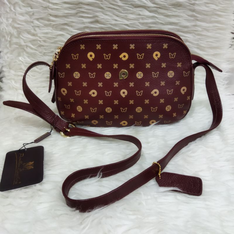 Tas Papillon K3439 - Tas Selempang Wanita bahan Kulit Asli