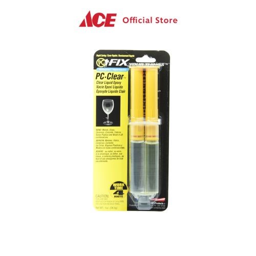 

Terlaris Ace - Pc Clear Lem Cairan Perekat Epoxy Dengan Suntikan 25 Ml