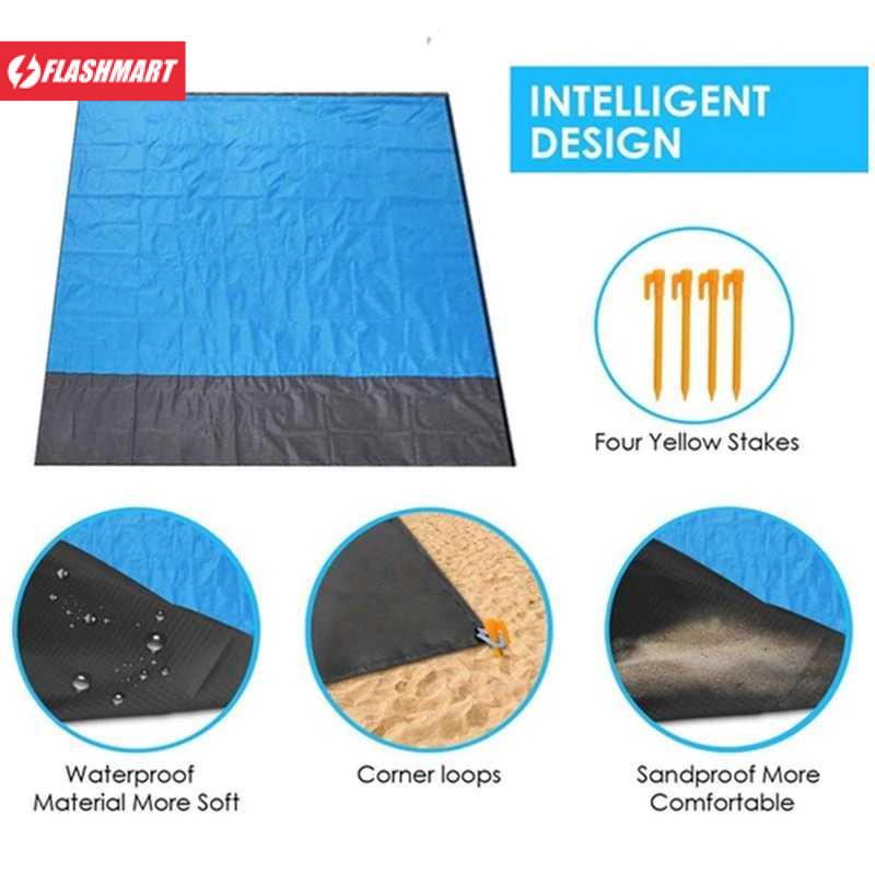 Flashmart Karpet Lipat Camping Piknik Waterproof Mat 140 x 200cm - FS-008