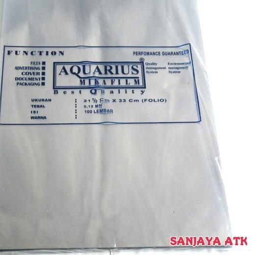 

➩ Cover mika jilid 0.12 mm Folio aquarius ❉