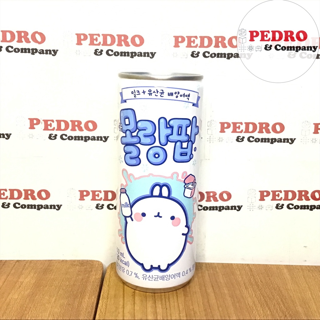 

Ilhwa Mollang Pop 250 ml minuman berkarbonat rasa susu milk soda